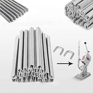 PreAsion Sausage U Clippers 5 Boxes U Type 506 Clips Sausage Clipper Clips, 20000PCS U-shape for Manual U-shape Sausage Clipper Clipping Machine