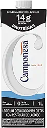 Camponesa Leite Zero Lactose Com 14g de Proteína Desnatado 1L