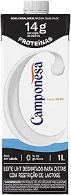Camponesa Leite Zero Lactose Com 14g de Proteína Desnatado 1L