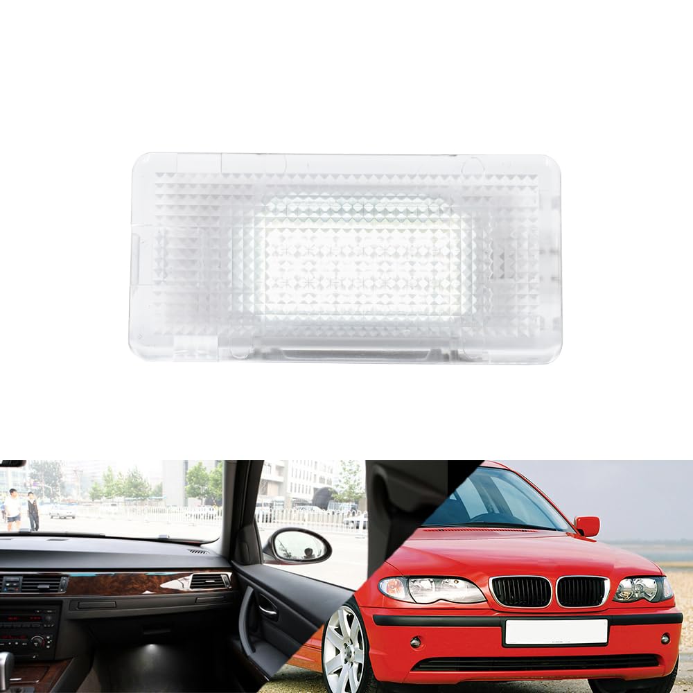 NSLUMO 2 Luci LED Per Vano Piedi Auto, Compatibili Con Jeep Wrangler/Cherokee/Grand Cherokee, Plug And Play - 4
