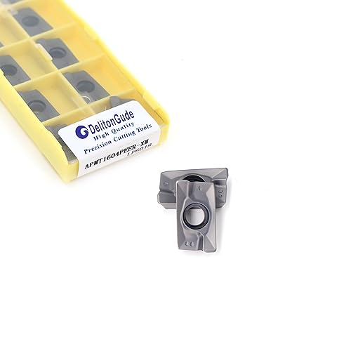 Miniatura 7 de DelitonGude 10pcs APMT1135 Torno CNC indexable Carburo Sólido Fresado Torno de Torneado Inserto para el Acabado de Acero y Otros Metales