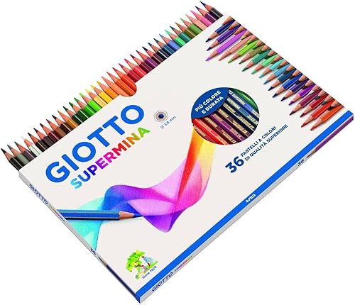 GIOTTO Supermina 36 pastelli a colori, assortiti, 36 meses