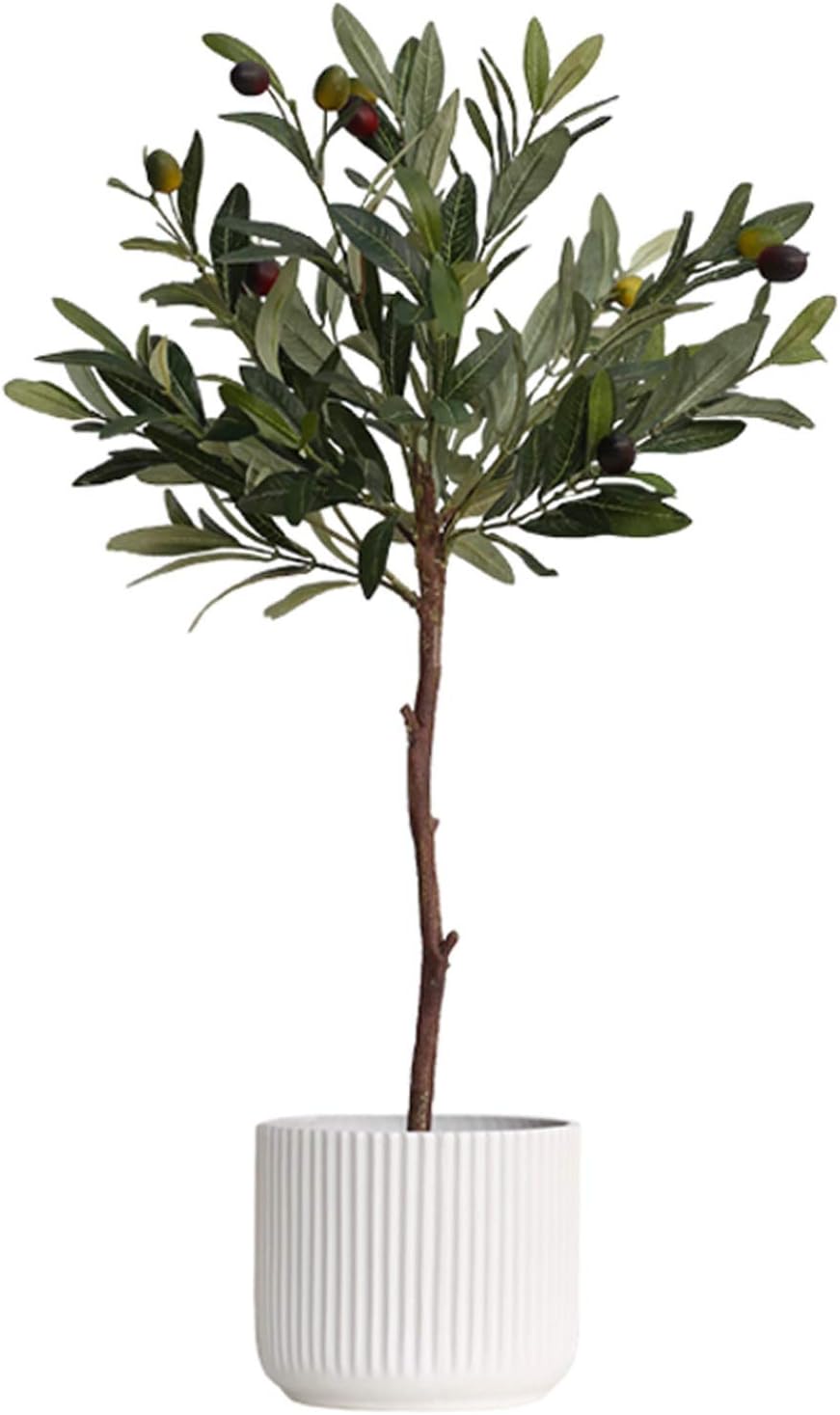 Fake Plants Artificial Olive Tree in Decorative Container
