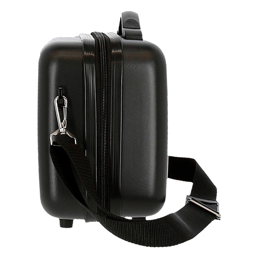 Roll Road Camboya Neceseres de viaje Negro 29x21x15 cms Rígido ABS 9,14L 0,63 kgs