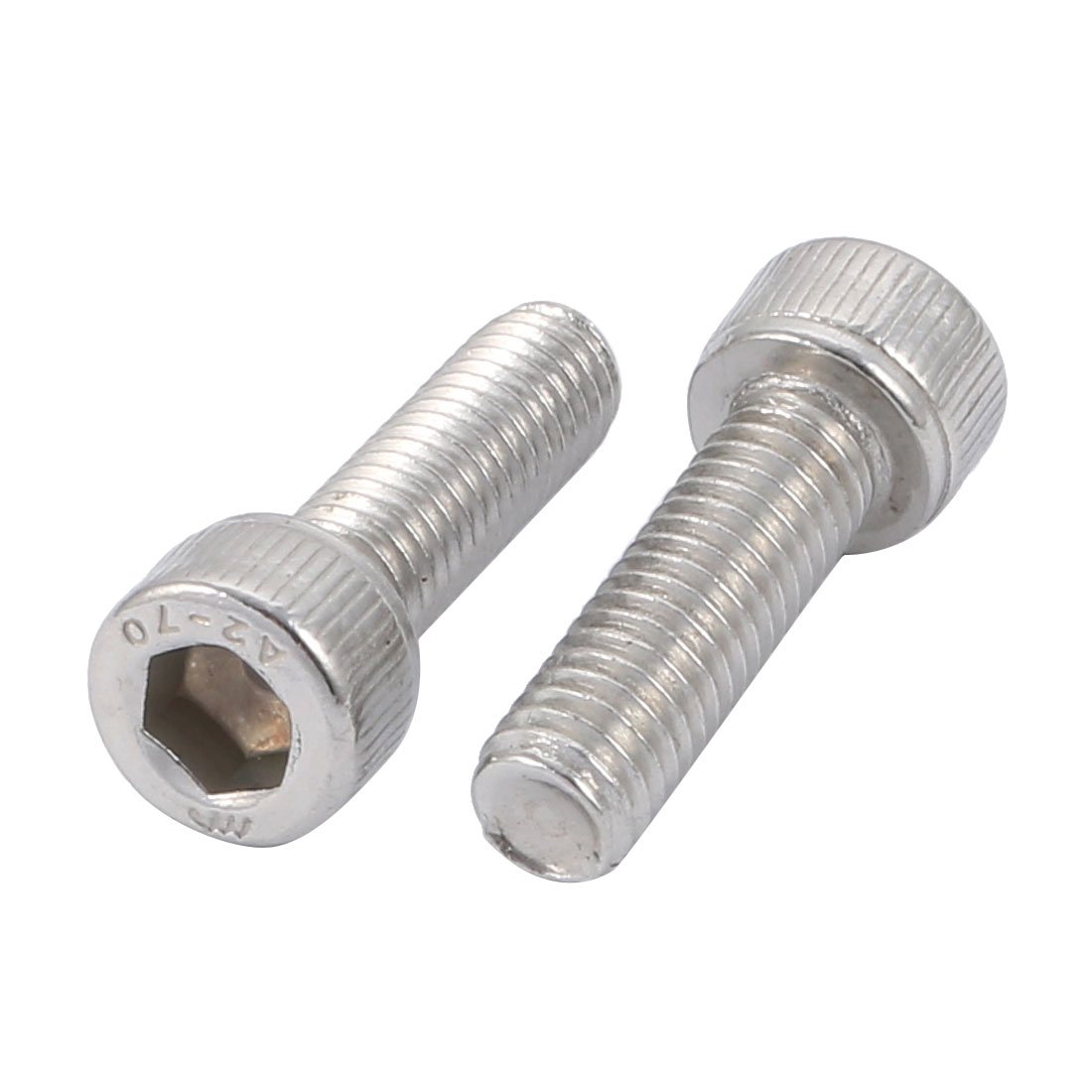 Uxcell M6x20mm 304 Stainless Steel Left Hand Thread Hex Socket Cap - View #5