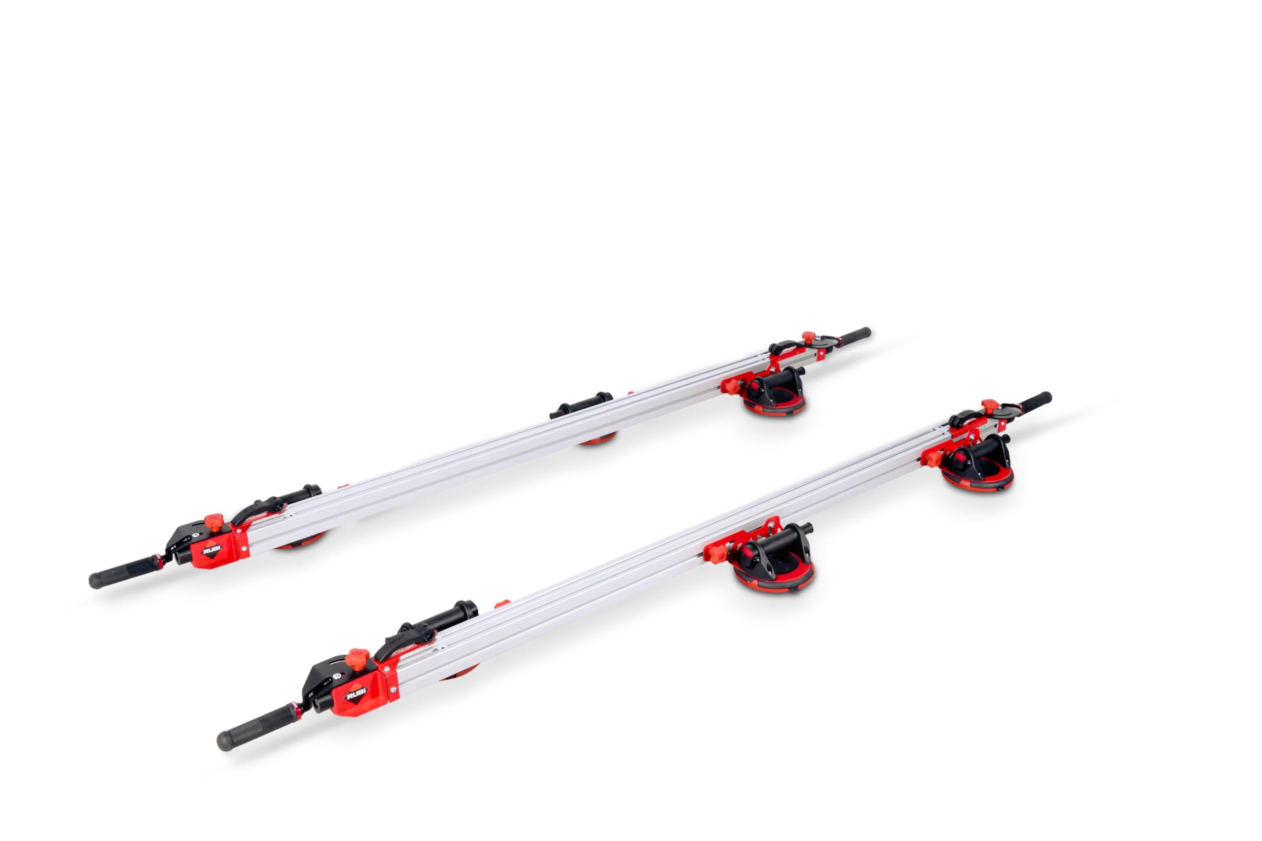 Ventosa para azulejos gran formato con guías retráctiles ERGO TILE TRANS – 6 ventosas Ø160mm – hasta 320 cm y 80 kg