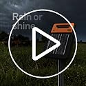 Gallagher S12 Solar Electric Fence Charger | Powers Up to 4 Miles / 18 Acres of Fence | Solar Lithium Technology, 0.12 Stored Joule Energizer | Built-in Earthing | Portable and Super Tough