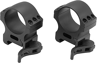 CCOP USA 30mm Picatinny-Style Heavy Duty Quick Detach Low Profile Scope Rings Matte (6 Screws) - CCOP