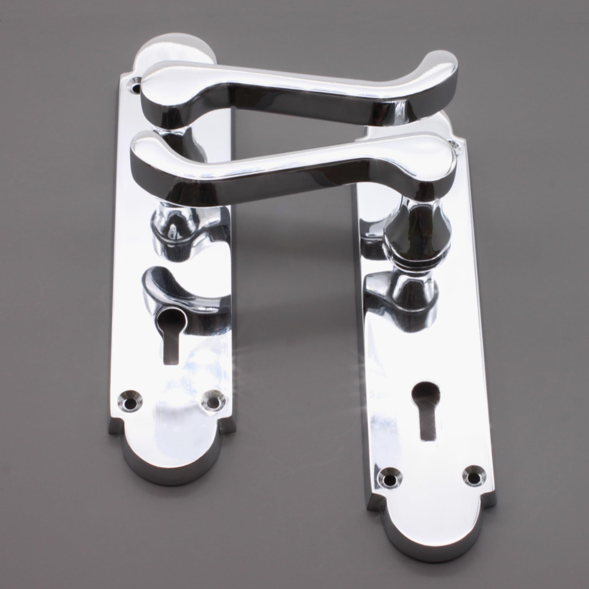 Poignées De Porte De Salle De Bains À Défilement Victorien Z08