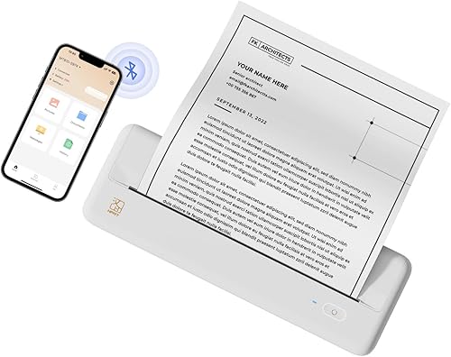 HPRT Impresoras portátiles inalámbricas - Impresoras portátiles inalámbricas para viajes oficina móvil escuela hogar - Impresora inalámbrica disponible en Yaxa Colombia