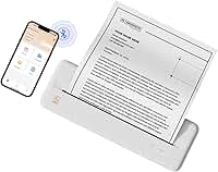 HPRT Impressora portátil sem fio – Impressora térmica Bluetooth para viagens, escritório móvel, escola, casa, compatível com iOS Android, branca
