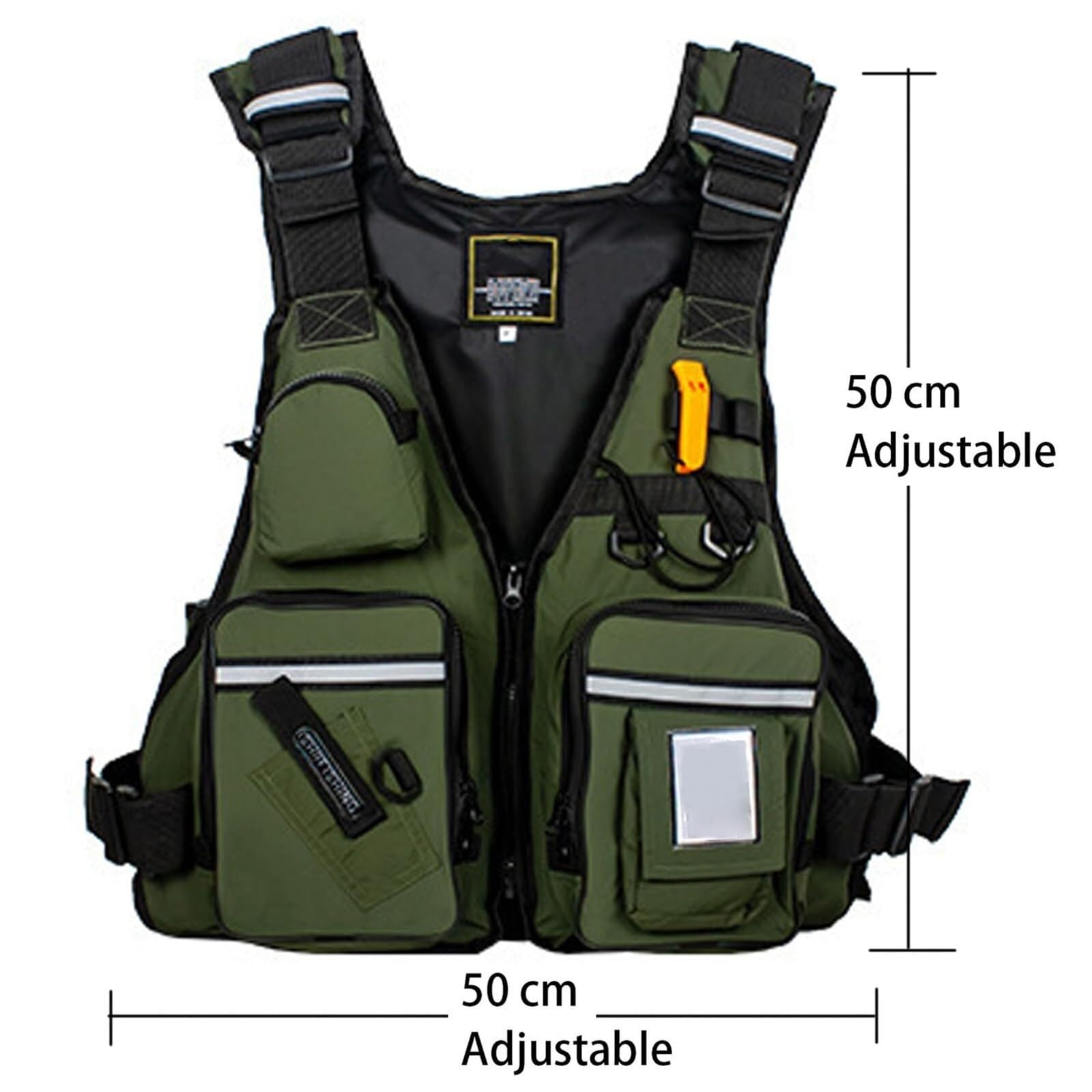 Giacca da Kayak con Riflettenti e Multitasche for Pesca Canottaggio Nuoto | Giacca da Kayak con Riflettenti e Multitasche for Avventure Sicure in Pesca, Canottaggio e Nuoto