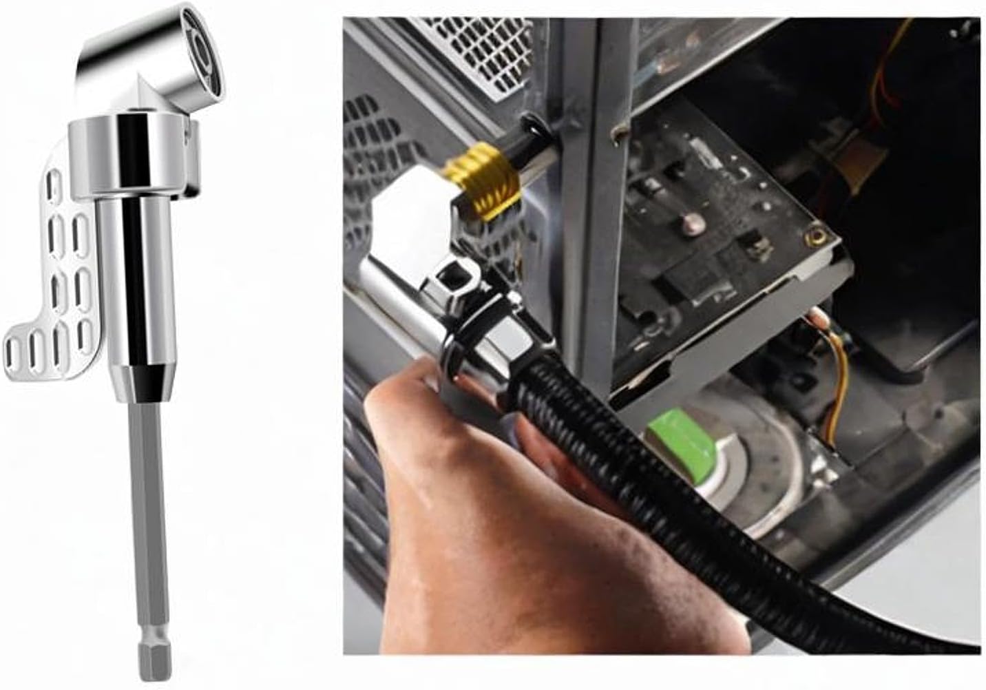 CALANDIS™ 105 Degree Right Angle Drill Adapter Sturdy Compact Right Angle Drill Socket | Home & Garden | Tools | Power Tools | Drill Bits