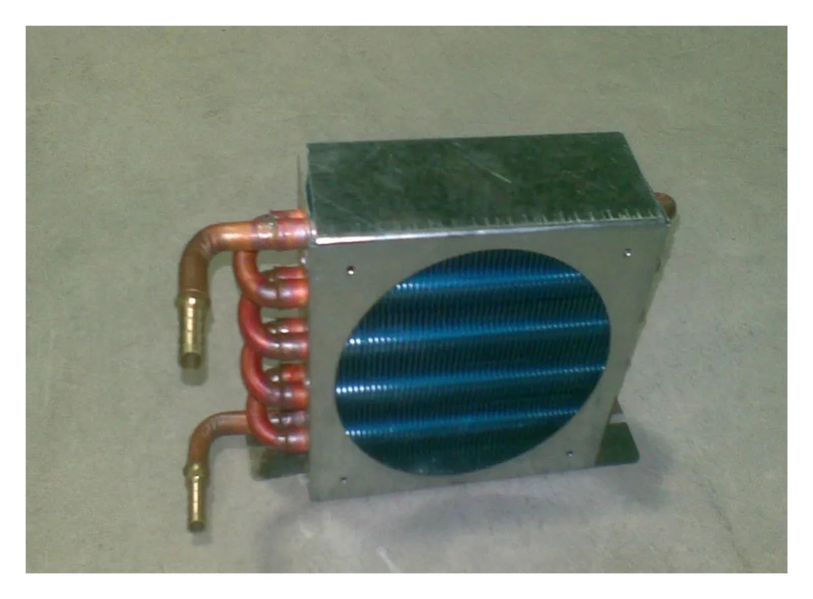 Radiador de calor del evaporador del condensador del refrigerador