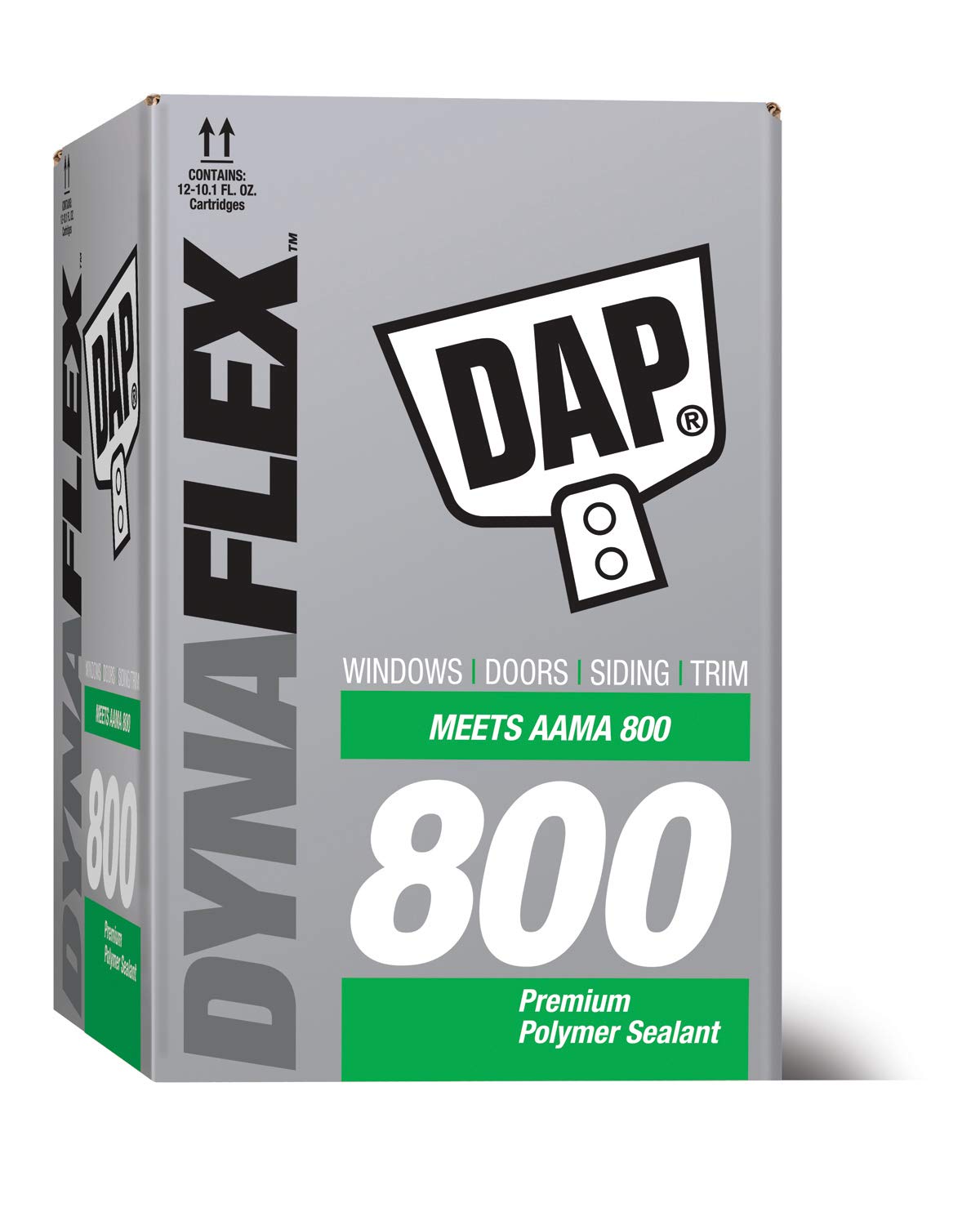 12-Pack of 10.1 Oz DAP 80800 White Dynaflex 800 Window, Door & Siding Exterior Elastomeric Sealant
