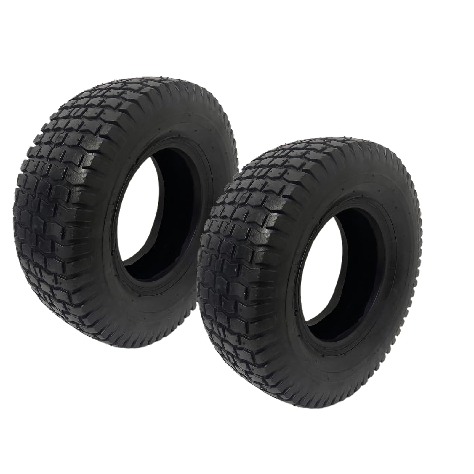 2X Rasenmäherreifen mit Schlauch 13x5.00-6 4PR für Rasentraktoren Aufsitzmäher