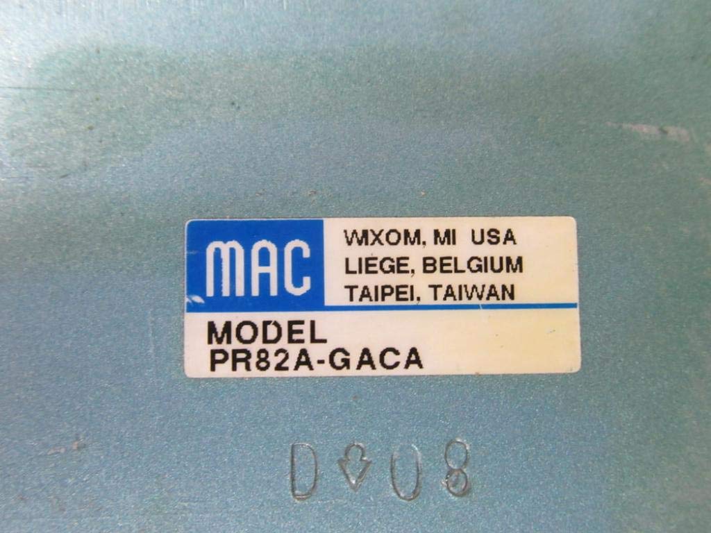 MAC VALVES INC PR82A-GACA 0-120PSI, 1/8IN NPT PORT, SOLENOID VALVE, PRESSURE REGULATOR