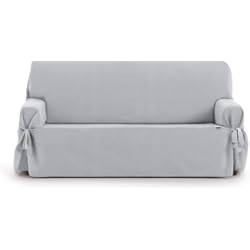 Eysa Levante Funda de sofá, Algodón, Gris, 3 PLAZAS