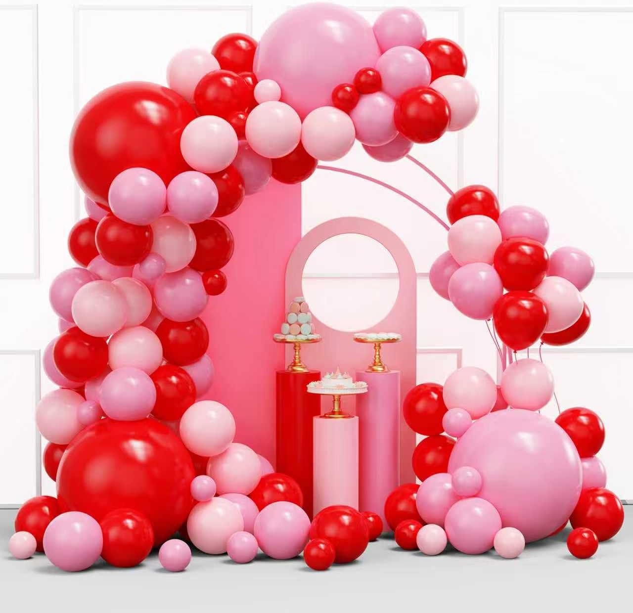 YMSZ Cow Print Balloons Arch Kit, 134pcs Red Blue Yellow Green Balloons with Cow Print Balloons for Boys Girls Birthday Baby Shower Party Decorations
