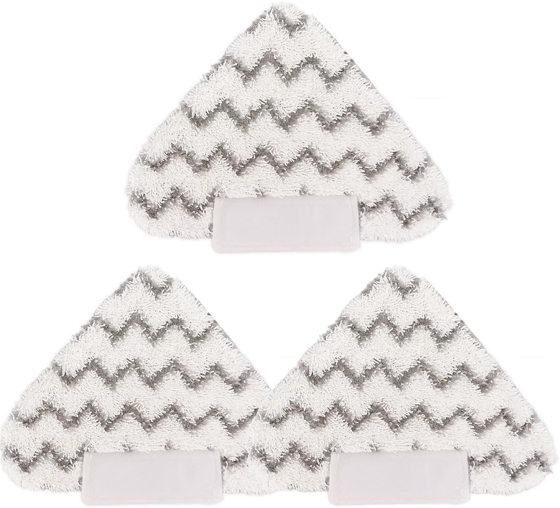 Sgizoku Triangle Steam Mop Replacement Pads for Shark Lift-Away Pro Steam Pocket Mop and Shark Genius Steam Pocket Mop System S3973D S3973 S5003D S6002 Vacuum Cleaner (3 Pack)