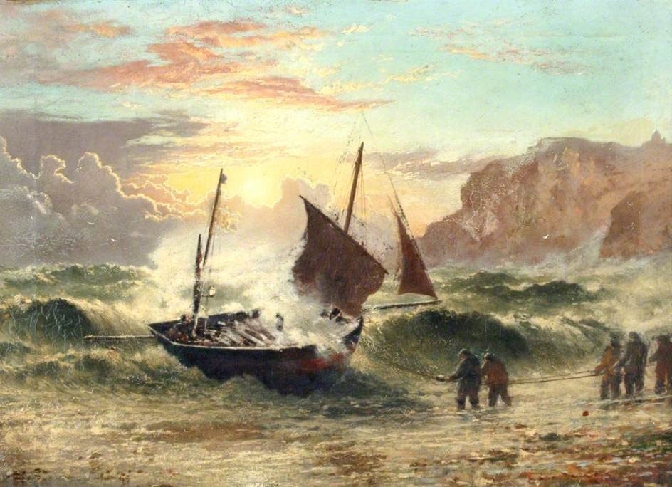 Paysage marin William H. Snape SERENDIPITP 50x70 cm pour habiller un mur vide