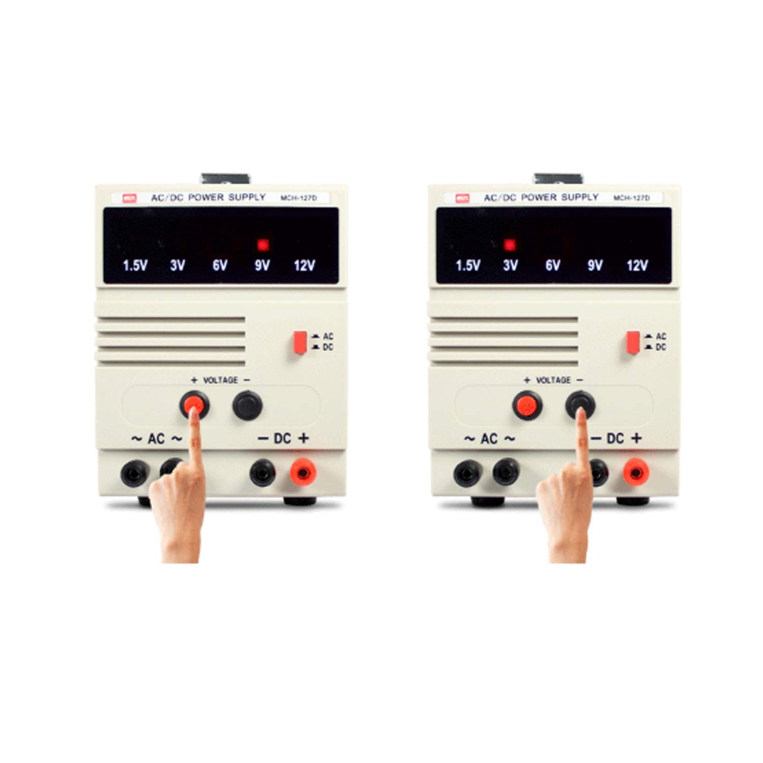 MCH-127D AC DC Geregelte Stromversorgung Multi-Position Einstellbar Festspannungsausgang Schule Experimentierwerkzeug Elektronische Laborausrüstung