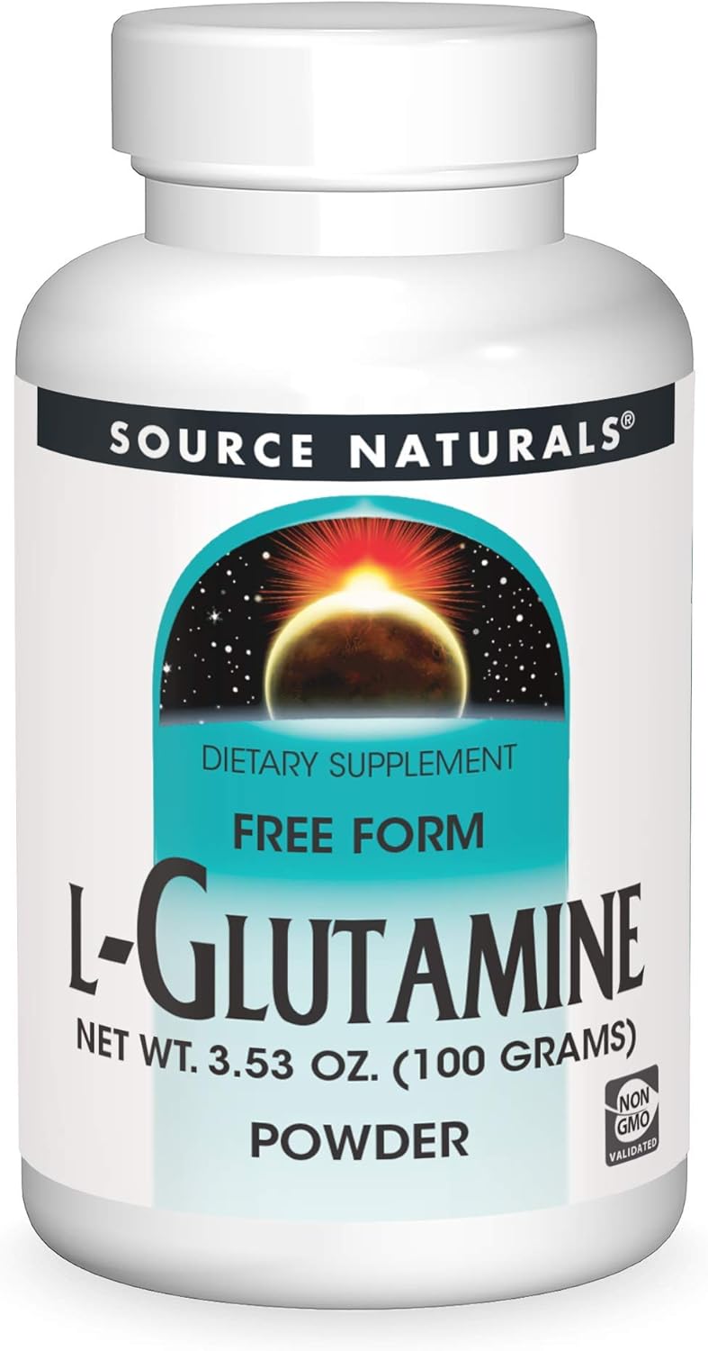 Source Naturals LGlutamine, FreeForm Powder, 3.53oz (100g) Buy
