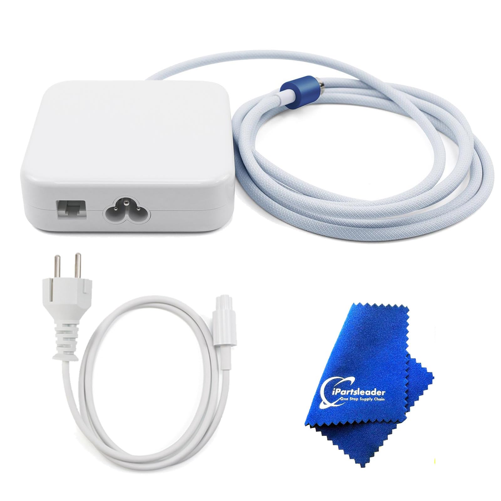 143W Netzteil mit Ethernet A2290 für 24" iMac M1/M3/M4 A2280 A2439 A2438 A2873 A2874 A3137 A3247 US-Netzkabel 923-05141 661-18539 661-46768 (Blau mit Ethernet)