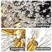 Qamra Modern Crystal Gold Chandeliers, Firework Dandelion Sputnik Chandelier Light Fixture Pendant Lighting for Dining Room, Bedroom, Kitchen, Living Room(12-Light, Gold)