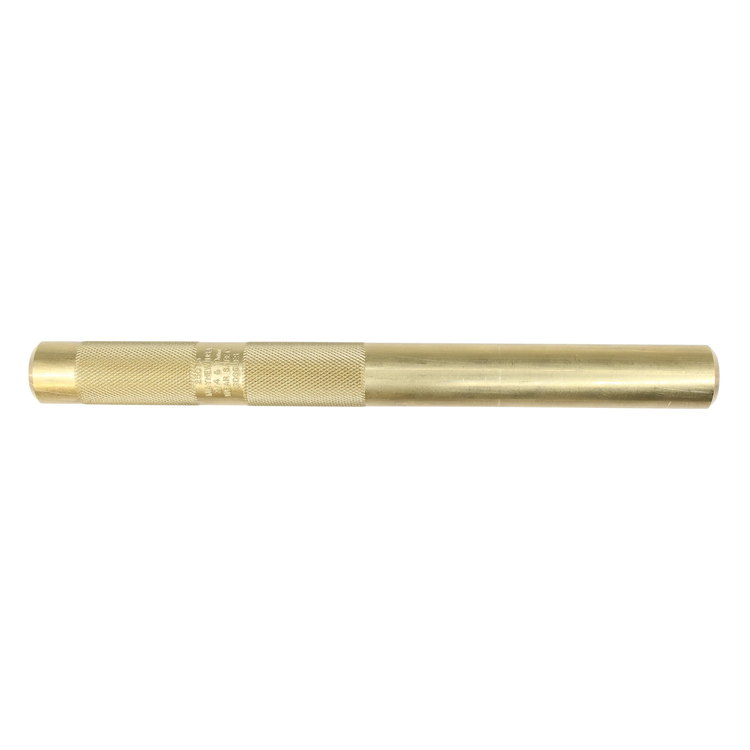 Mayhew Tools 25075 Brass Punch Drift, 3/4-19mm x 8"