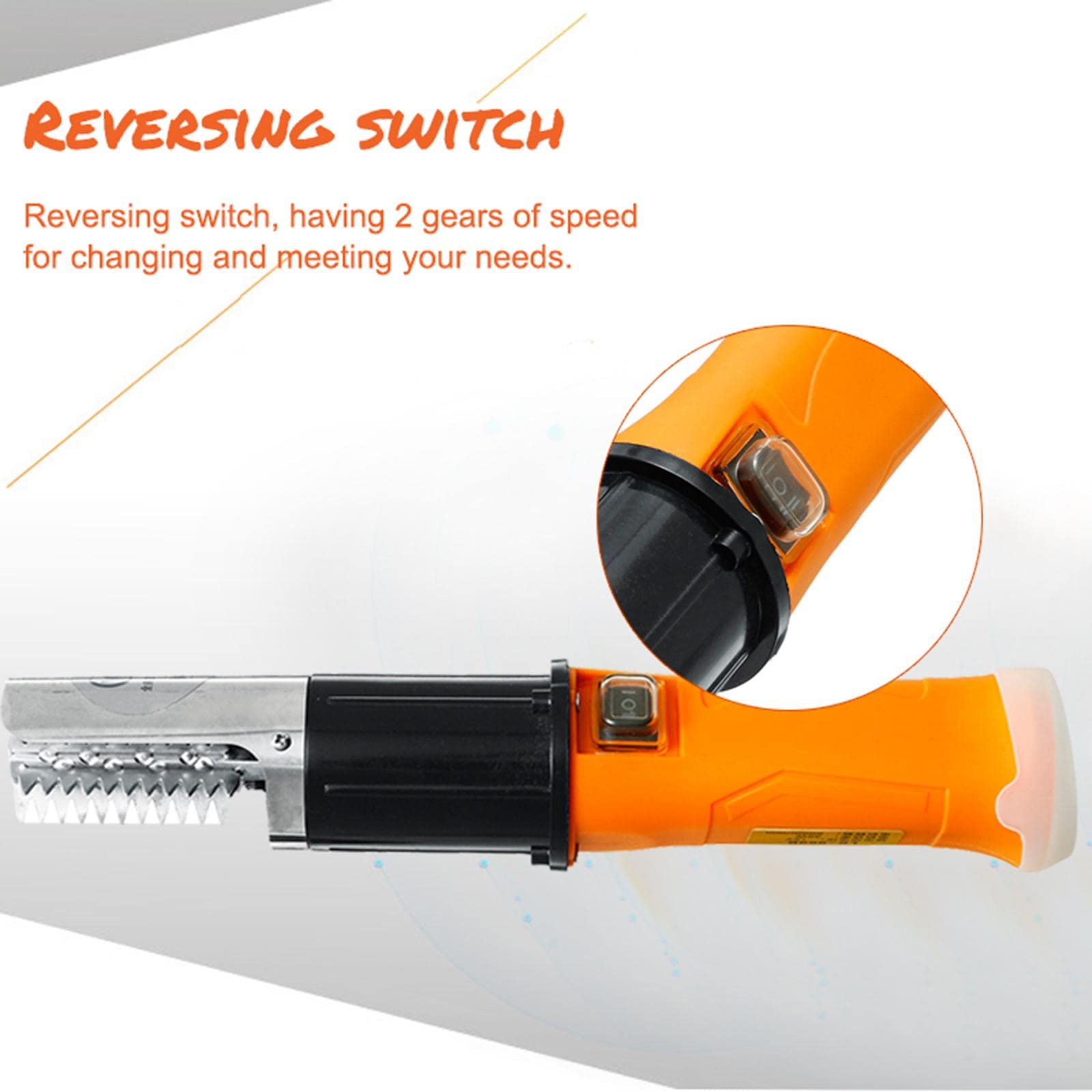 Escalador de Pescado Eléctrico Herramienta Descamadora Limpiador con Material Resistente Mango Ergonómico Y Motor Potente para de Verduras Re, Cabezal de Hoja de 4 Caras, Individual