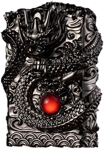 Encendedor de dragón de alivio al viento, encendedores geniales, reutilizable, vintage, antiguo, gabardina, queroseno, para colección, regalo disponible en Yaxa Colombia