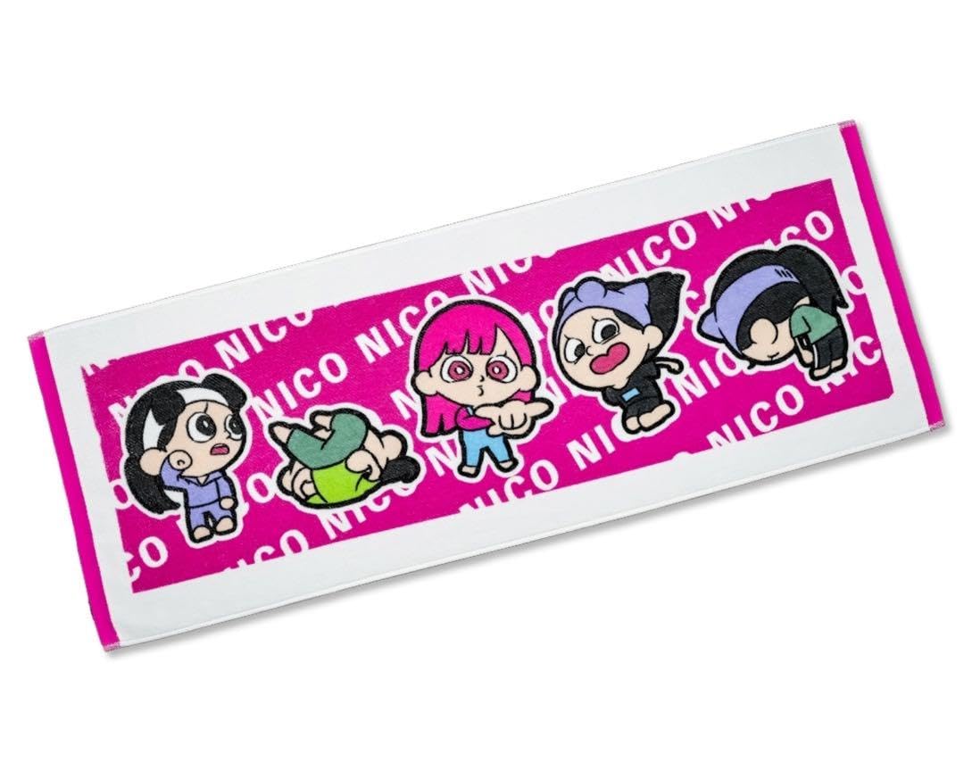 Amazon.co.jp: 平成フラミンゴ4周年ポケットくじスポーツタオル NICO