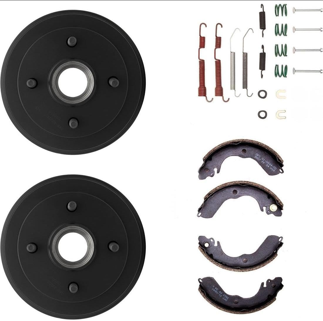 Brake Shoe Drum Drum Brake Hardware Kit for Plymouth Colt 1991 1.5L L4 For vehicle built in Japan;Rear