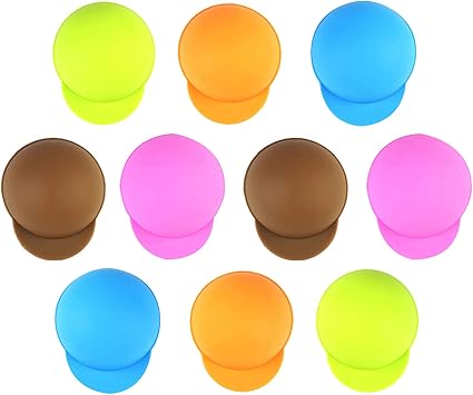 12x Silikon Dosen-Deckel - Bunte Verschlüsse Für Getränkedosen