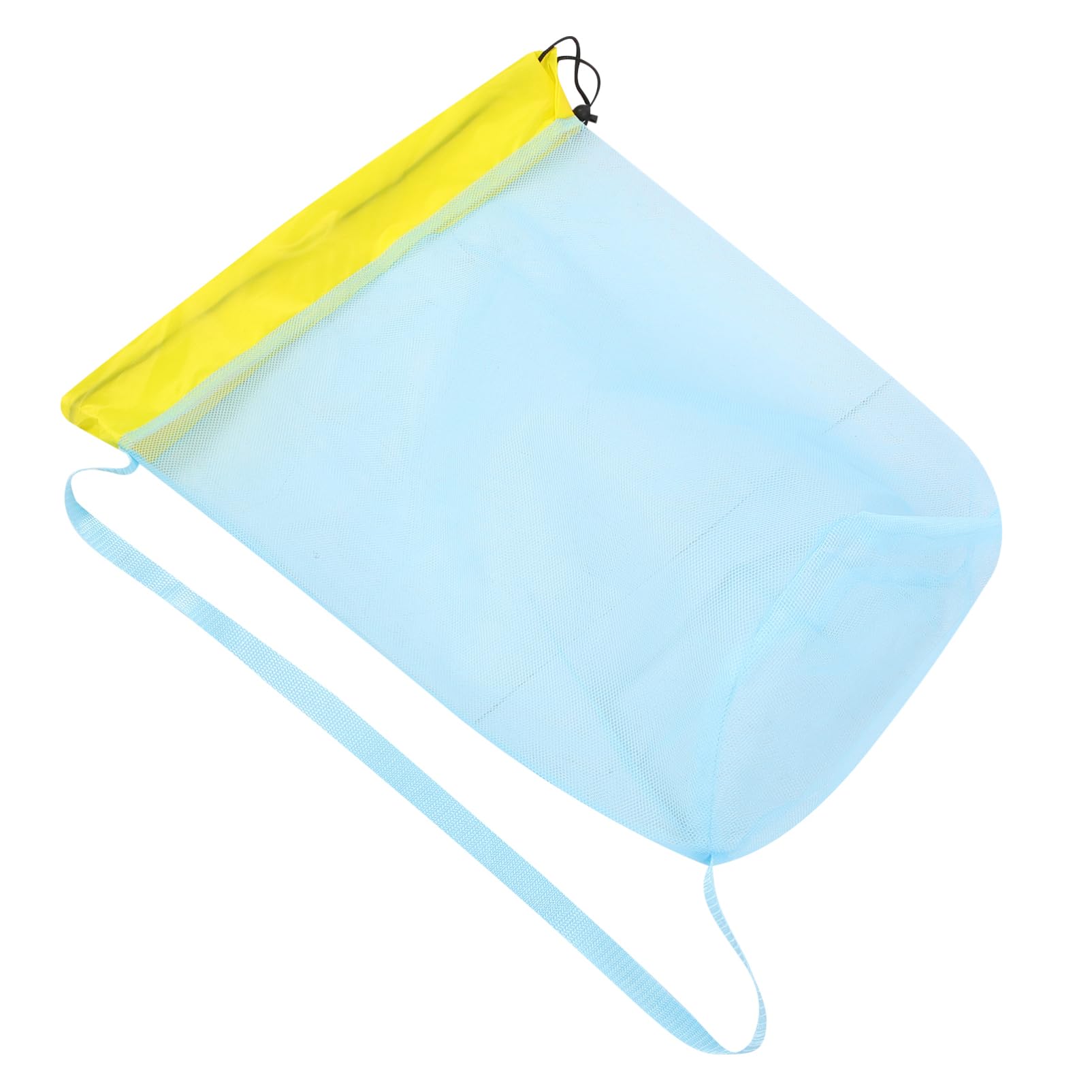 4 Stück Netztasche zur Aufbewahrung von Spielzeug die Einkaufstasche Kinderspielzeug Strandtasche hohle Reisehandtasche Pooltasche für Kinder Tasche mit Kordelzug Polyester VALICLUD