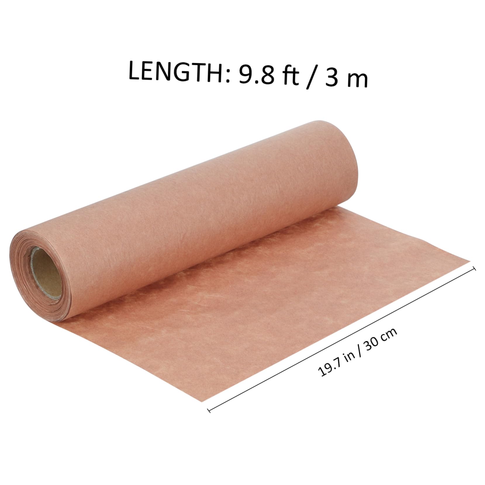 Carta da Macellaio in Rotolo 1 Rotolo, Carta Kraft Rosa | Resistente allo Strappo, Uso Versatile, Leggera e Portatile, per Creare Sacchetti Alimentari e Grigliare