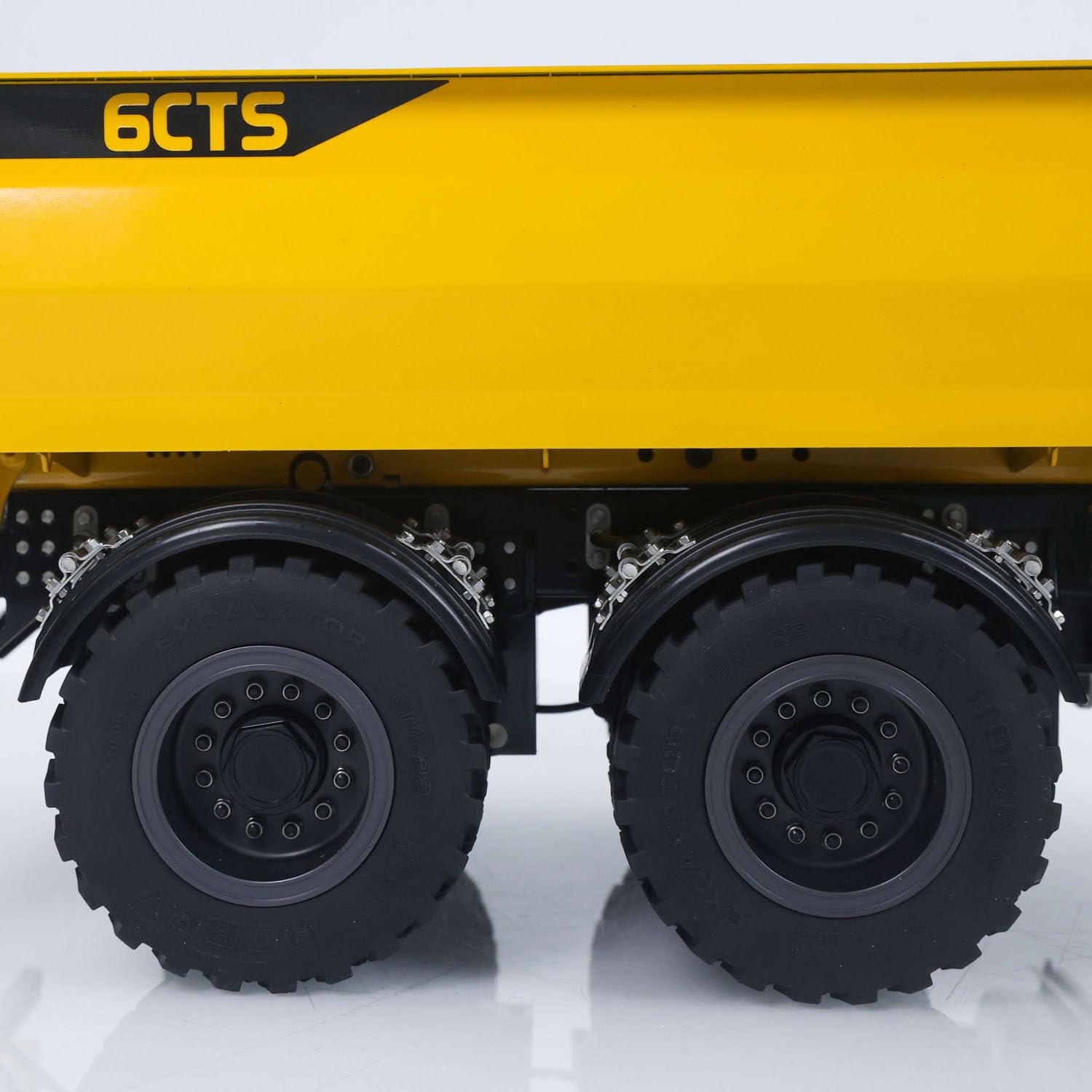 TOUCAN RC HOBBY Cut Modell 1/14 Metall 2 Achsen Hydraulische Kipper Anhänger KIT für LR914 Funk gesteuerte Bagger BAU Fahrzeug RC Digger Adult Advanced Model