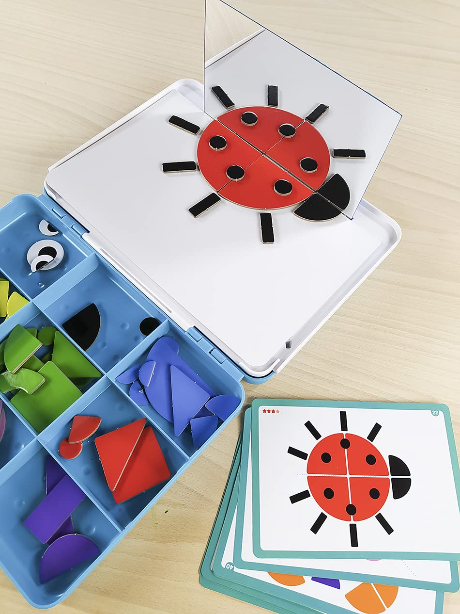 Jumbo Jeux - J'apprends la symétrie - Jeu éducatif pour Enfants - À partir de 5 Ans