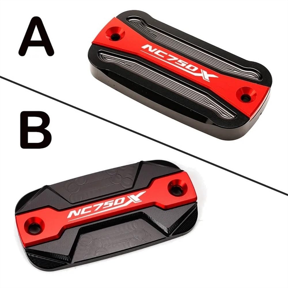 Pokrywa zbiornika płynu hamulcowego przednia pokrywa zbiornika płynu hamulcowego i aluminiowy korek wlewu oleju do motocykla, dla NC750X 2021 2022 NC750 X NC 750 750X 2015-2019 20