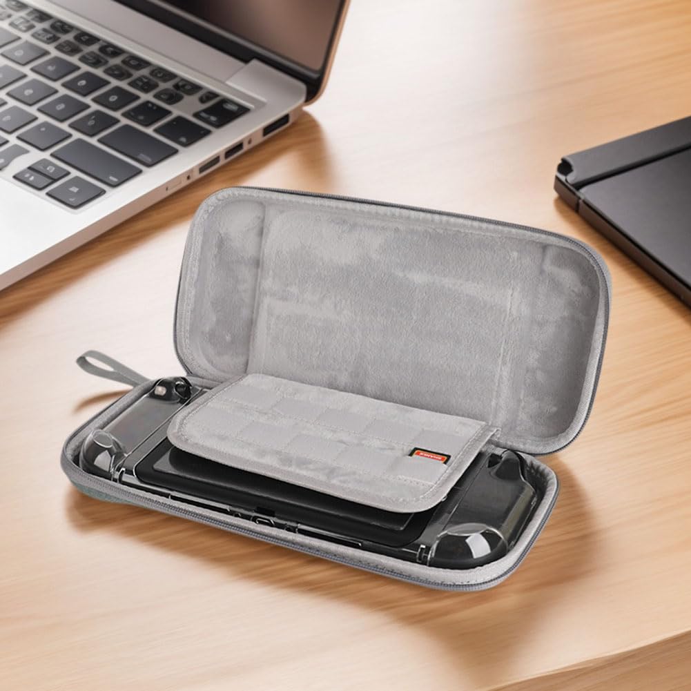 Bolsa de transporte de doble capa para NS2, funda rígida para tarjetas de juego, organizador portátil para consola de juegos