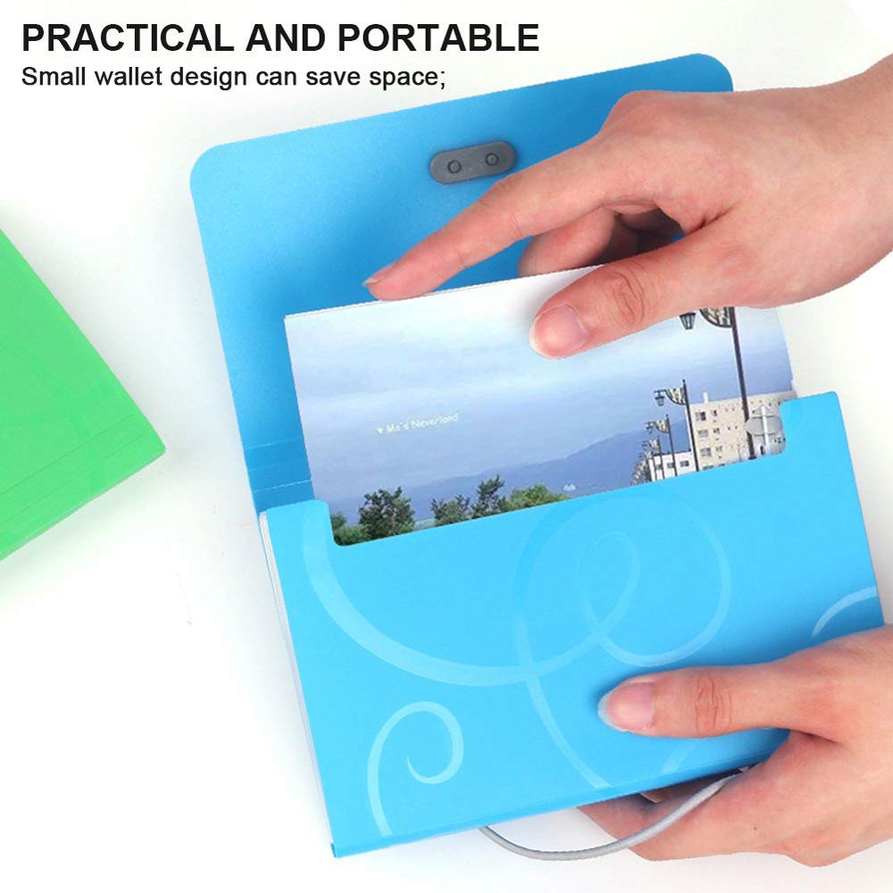 Uquelic 13 Compartments Expanding Folder and Cover