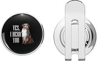 Australian Shepherd Yes I Herd You Aussie Owner Lover Golf Hat Clip with Magnetic Ball Marker