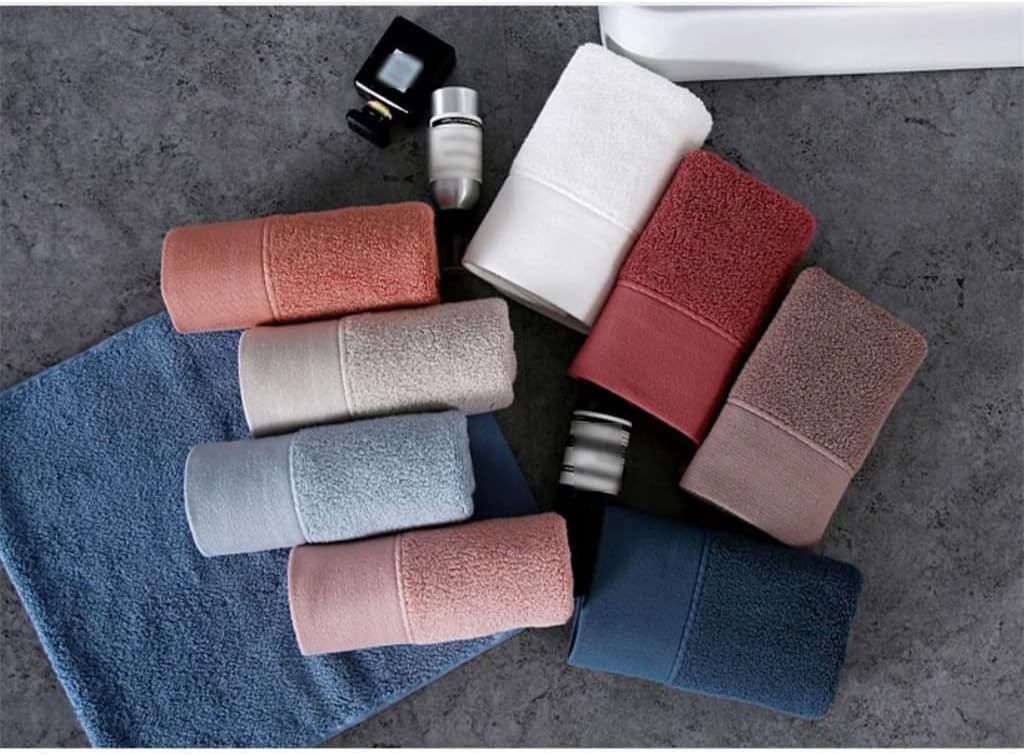 Towel Bath Towel Set Gift Box Cotton Bath Towel Three Set Adult Increase Thickened Soft Water Towel(A 3PS)