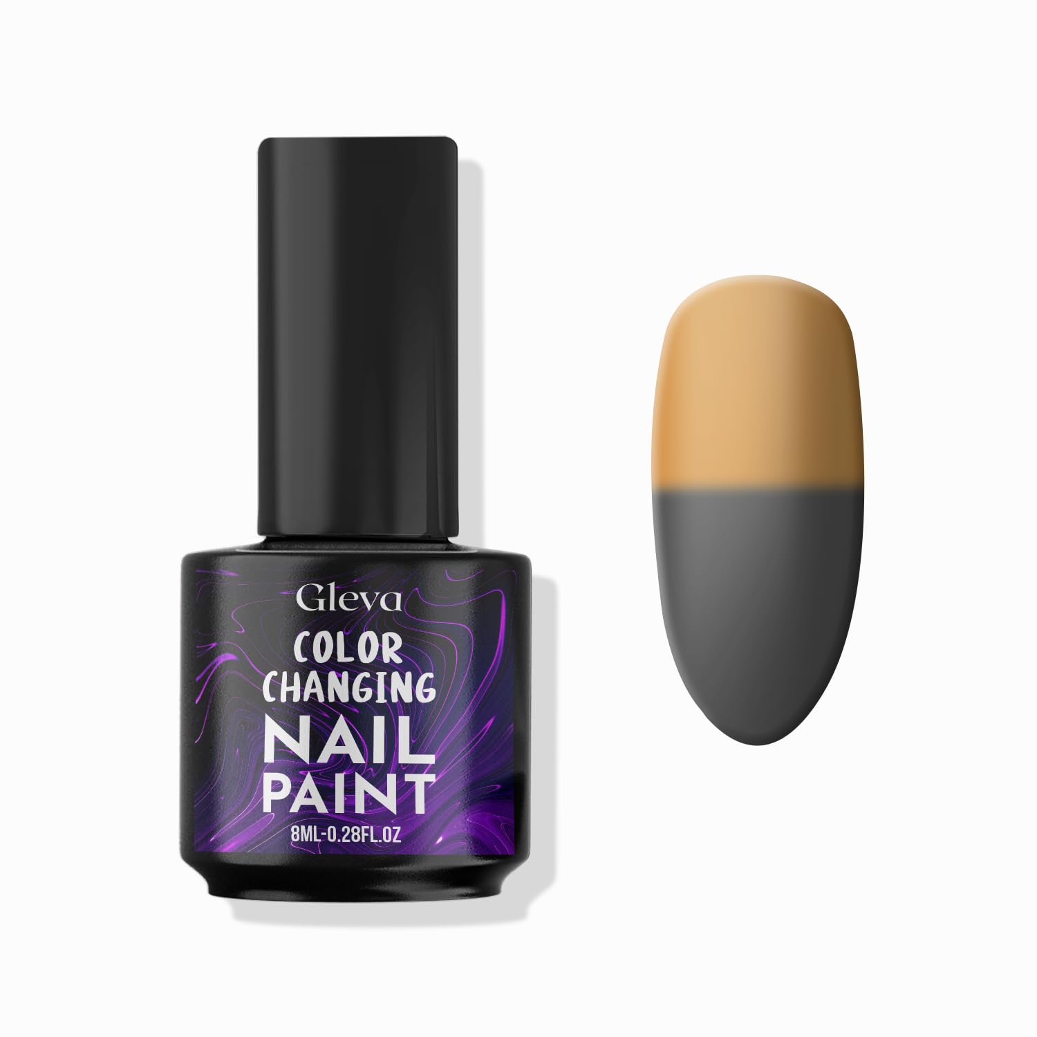 Gleva Color Changing Gel Nail Polish, Mood Temperature Color Changing Gel Long-Lasting for Salon Home DIY Manicure 1 PCS 8ml, Soak Off Nail Polish, UV LED Nail Gel Polish (009-RT0067)-image-29