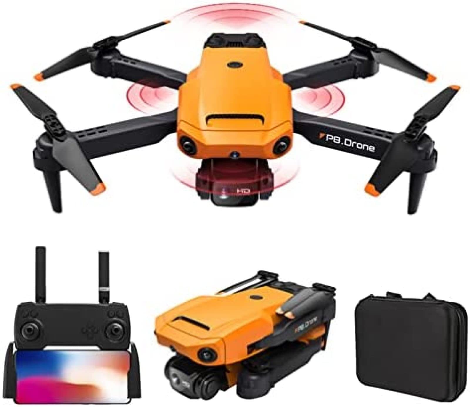 Dron Dla Dorosłych, Zdalnie Sterowany Dron Z Kamerą Esc 8K, Transmisja W Czasie Rzeczywistym 5G, Inteligentne Unikanie Przeszkód, Mini Dron Z Inteligentnym Śledzeniem, Optyczne Pozycjonowanie Prze