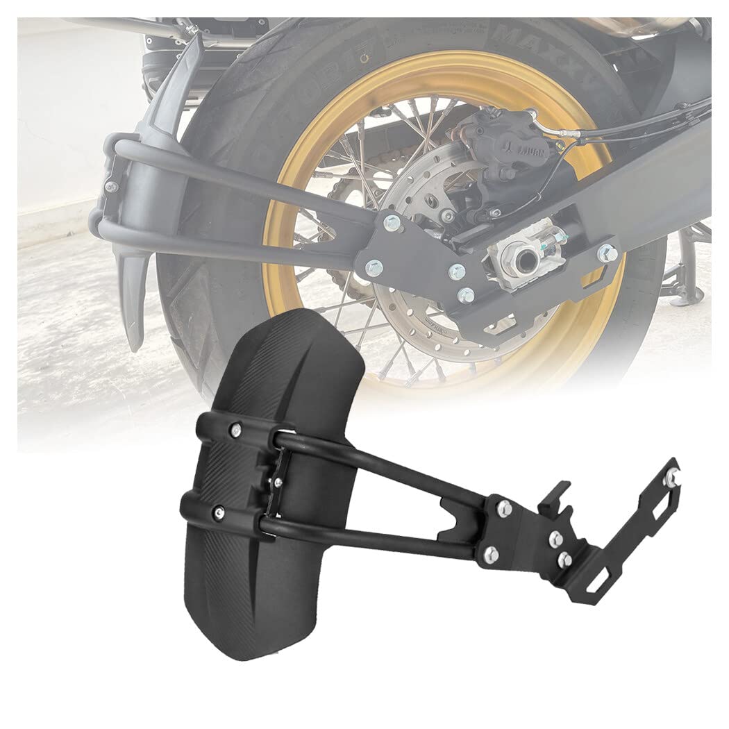 Parafango Posteriore Con Staffa In Alluminio CNC Per CFMOTO 800NK (2023-2024) – Grigio/nero, Kit Copertura Decorativa