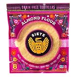 Siete Almond Flour Grain Free Tortillas, 8 Tortillas Per Pack, 2-Pack, 16 Tortillas