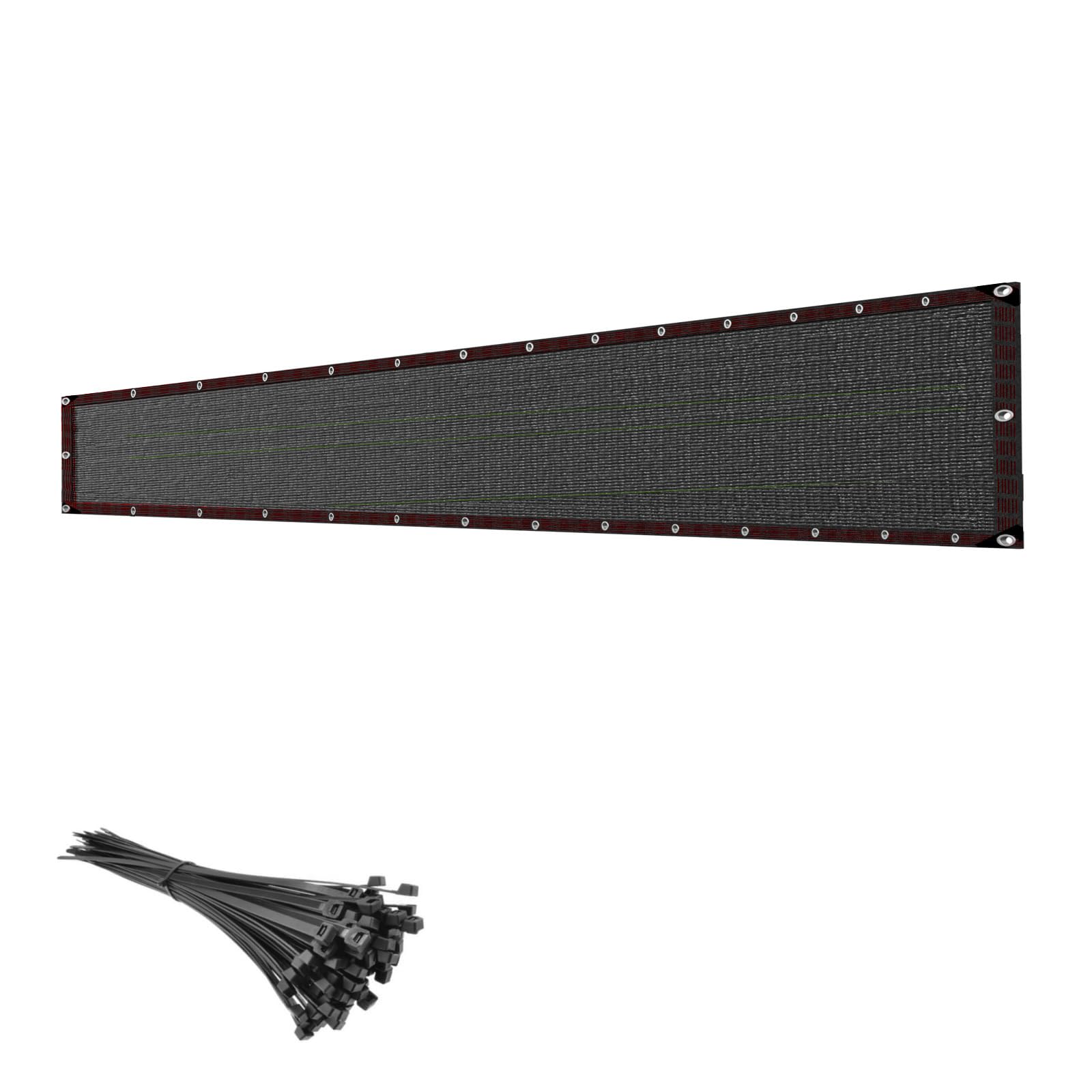 Filet de confidentialité de jardin 1x10m 120g/m² avec œillets et attaches