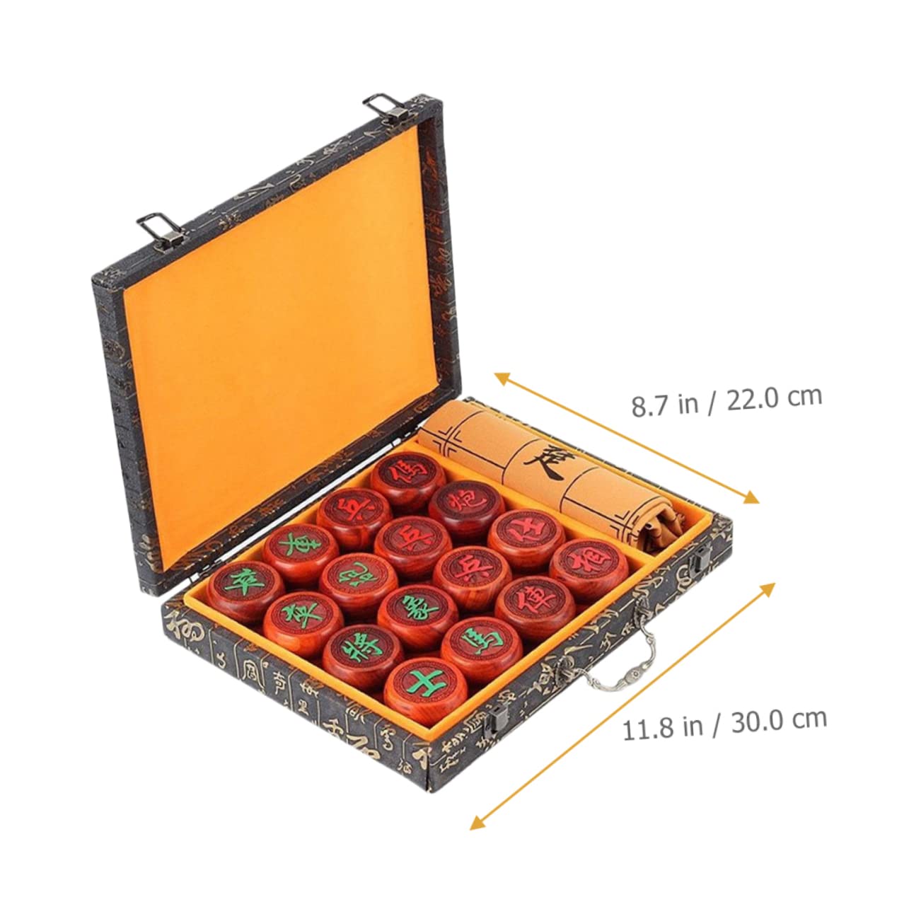 Juego de Ajedrez Chino 1 Set de Madera Tablero para Adultos